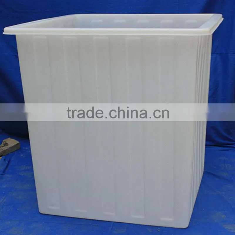 Natural Solid Plastic Rectangular Stacking Tank --120L