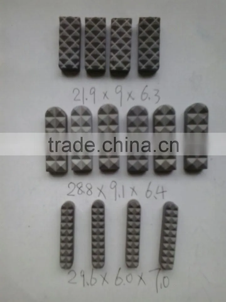 tungsten carbide gripper jaw insert for chuck jaws needle gripper 22x9x6.3mm