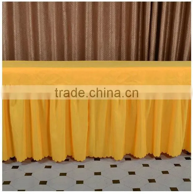 Popular Polyester Materials In Table Skirting