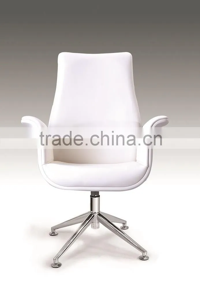 2016 High Quality most fish style PU armrest Popular deisgn soft with aluminum fixed five star base