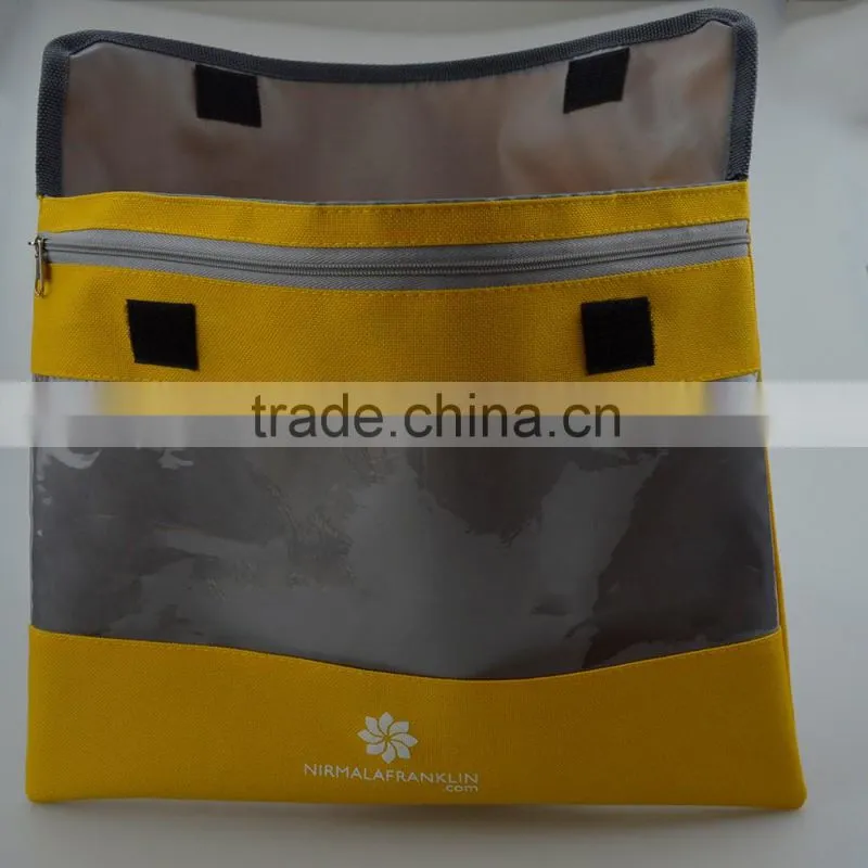 25Hx30Wcm polyester fiber envelope with PVC window
