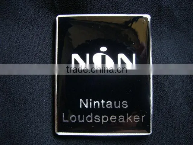 High quality custom metal data plate