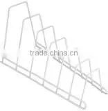 Icegreen Kitchen Use Sturdy Metal Wire Black Cutting Board Storage Rack/Holder Stand