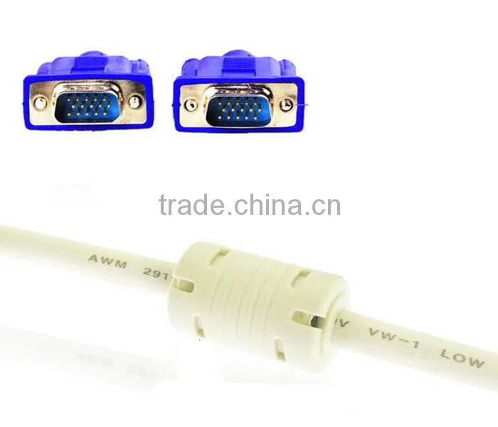 10 Ft / 3 M VGA Monitor HD 15 Pin Male to Male Video Cable