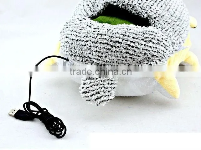 Warmer with hedgehog design