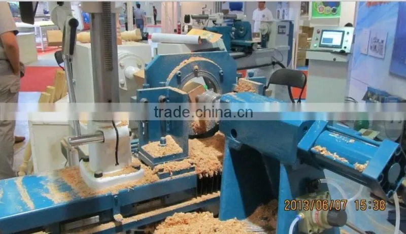 Easy operation and low price CNC1503SA baseball bat cnc wood turning lathe with CE certification