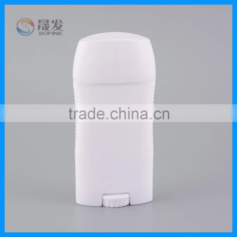 Plastic stick deodorant container packaging