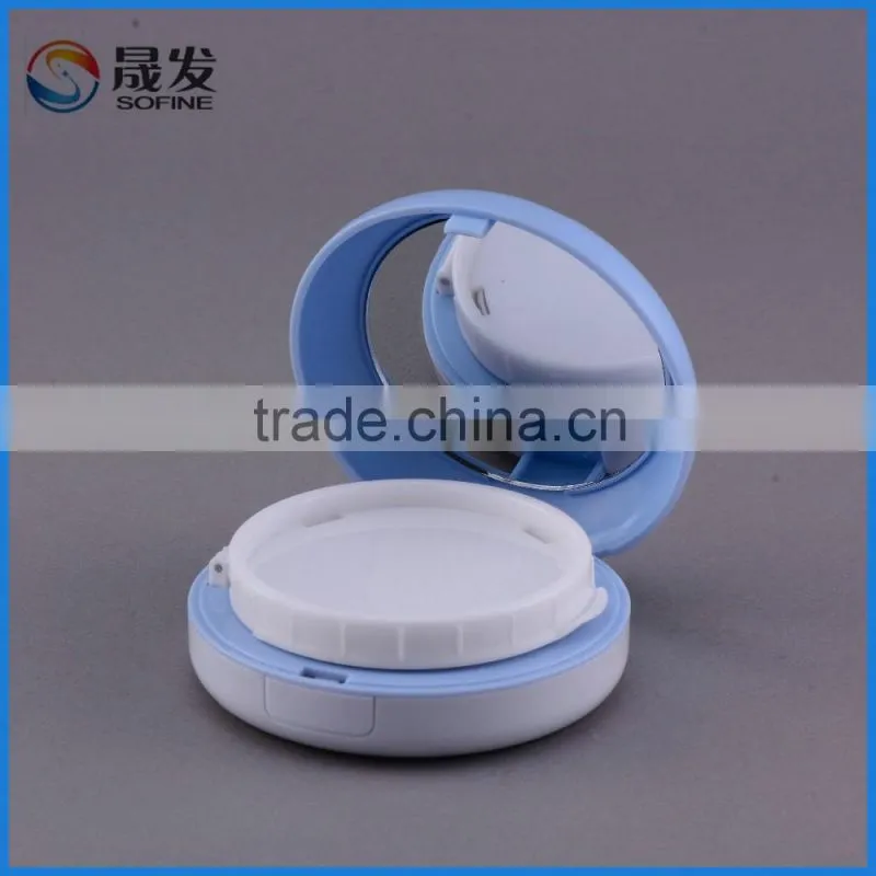 Cushion case spraying plastic compact powder box Air cushion powder case cosmetic packaging box