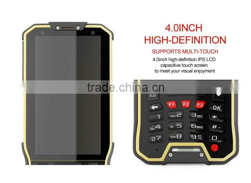 Wireless handheld 2D barcode scanner Android online PDA with Magnetic Absorption Charging