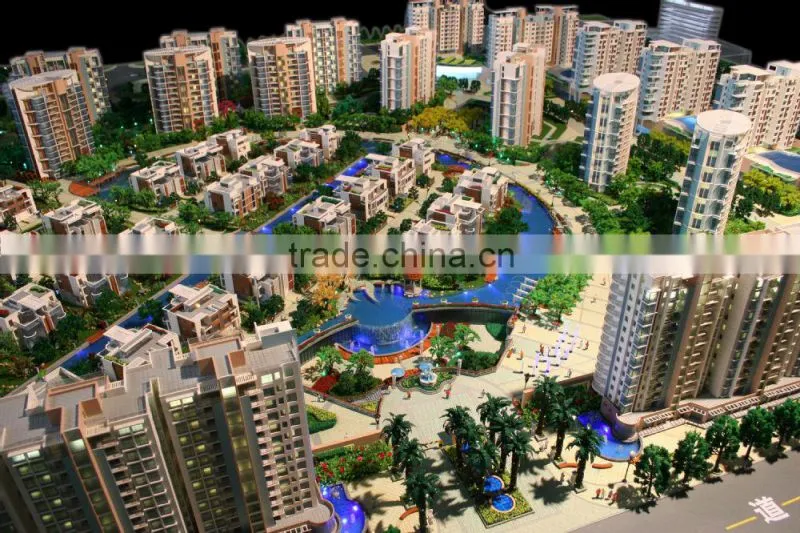 New product plastic miniature architectural model