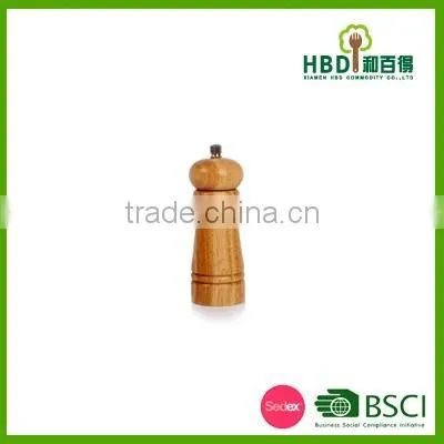 Kitchen wooden manual pepper mill, pepper grinder ,salt shaker