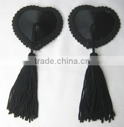 Fashion single design red heart sexy decorative nipple cover