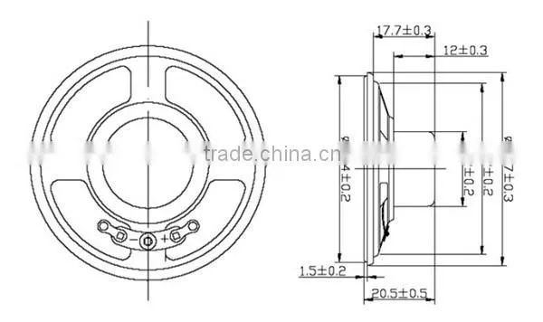 China professional speaker cone paper
