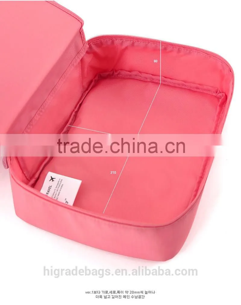 2016 hotsale men nylon cosmetic bag, cosmetic bags cases