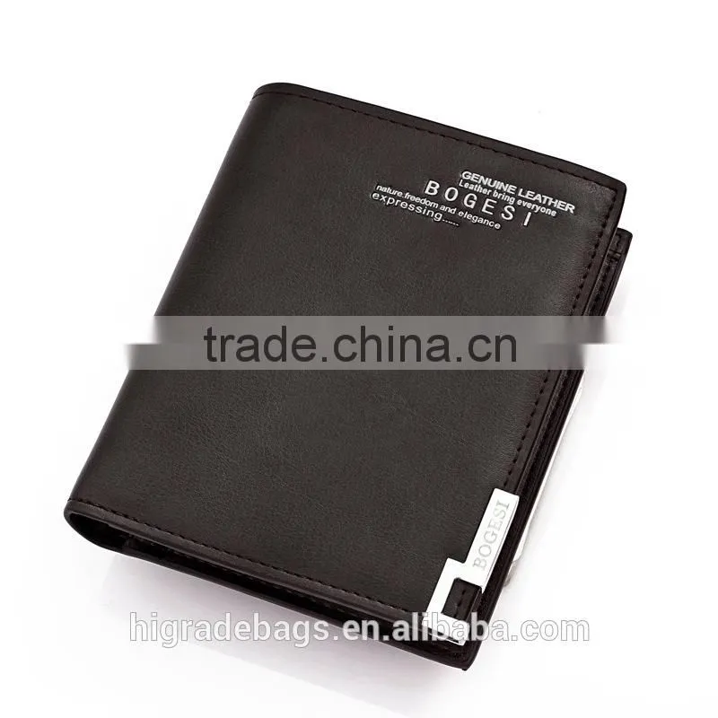 hotsale young man wallet, cheap leather wallet