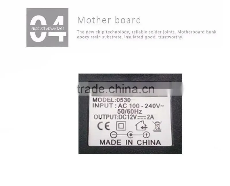 Wall mount dc power supply 12v 2.5a adaptadores