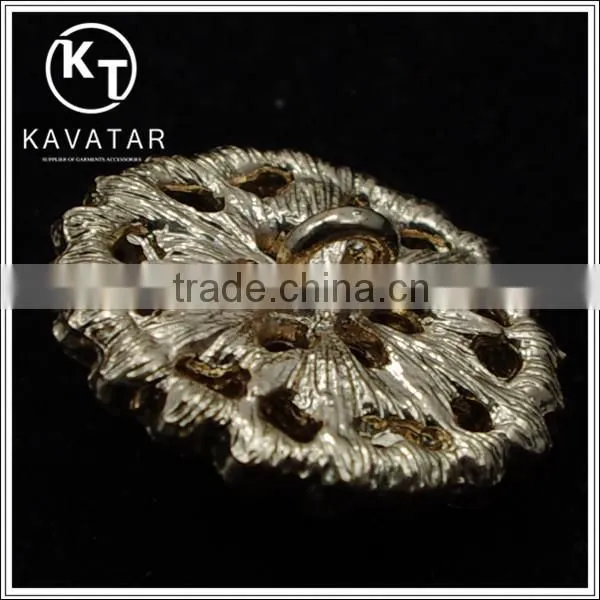 Good quality metal button with pearl for clothes
