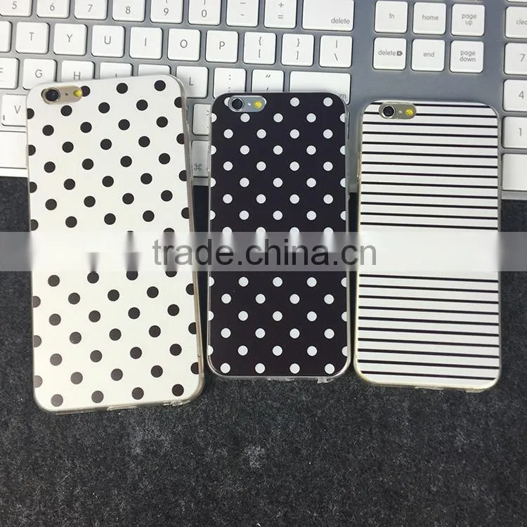 case cover for iphone 6s, scratch resistant phone case, polka dot phone case