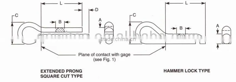 DIN94 brass Split Cotter Pins