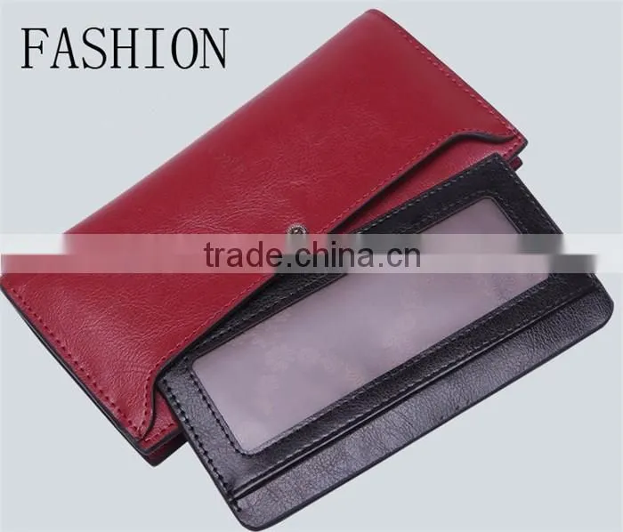 2015 Trend Wallet Genuine Leather Brand Custom Design You Wallet