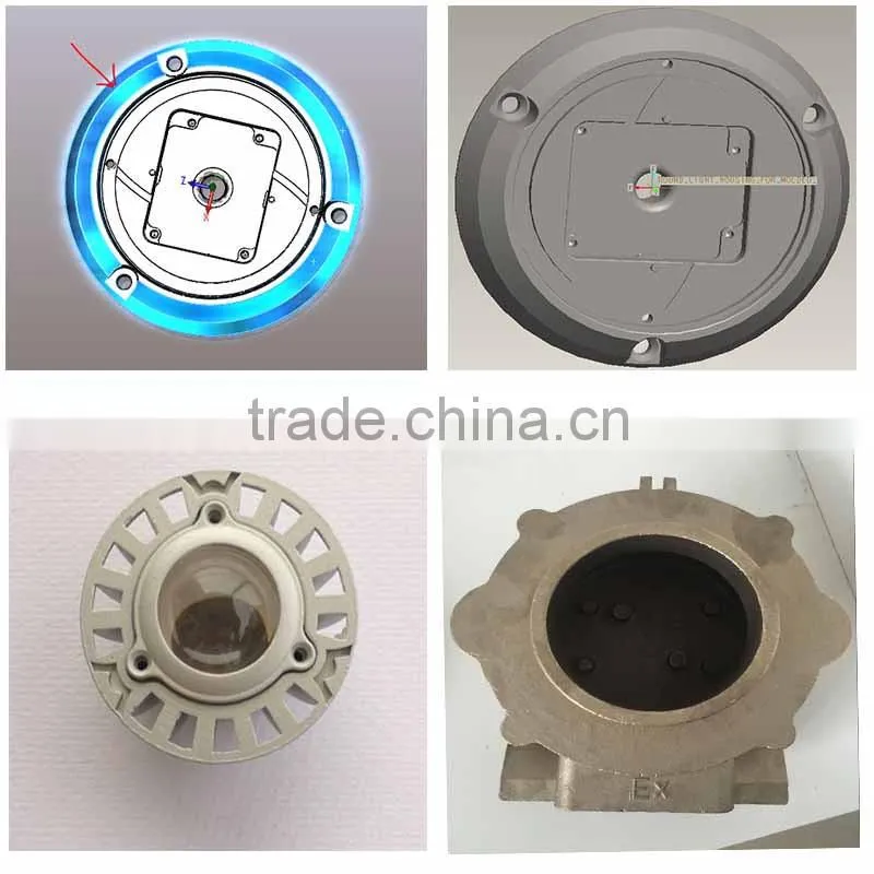 Aluminum alloy shell SKD/CKD LED Solar Street Light lamp parts