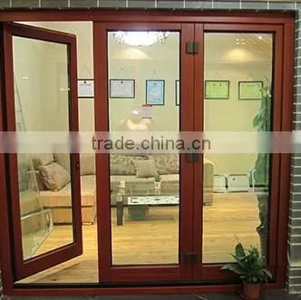 Aluminium doors French style swing doors exterior/casement doors for sale