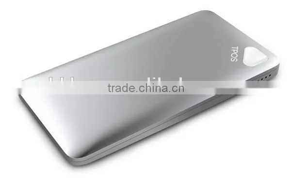 Portable TPOS Ultra thin 5000mAh Mobile Power Bank