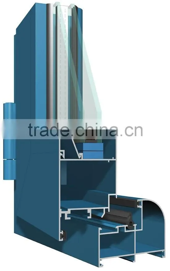 Aluminum Profile Frame for Horizontal Pivoting Window & Door