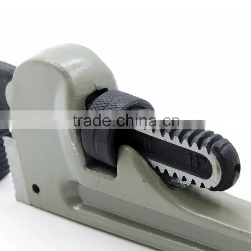 Adjustable Carbon Steel With Stright Handle Adjustable Heavy Duty Aluminum Pipe Wrench