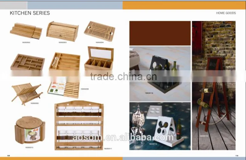 Kitchen Wooden Bamboo Bread Sheet Cutter Bread Slicer