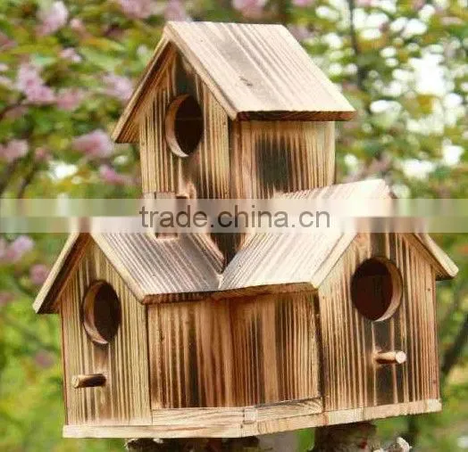 CX-YG Handmade Decorative Wooden Bird House