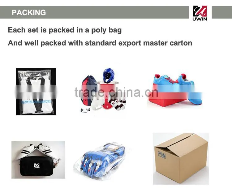 UWIN 2016 new style WTF training kimono Taek won do uniform 100% cotton 65% cotton