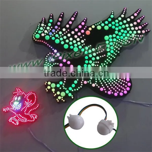 milk color cover 30mm arduino matrix led pixel light