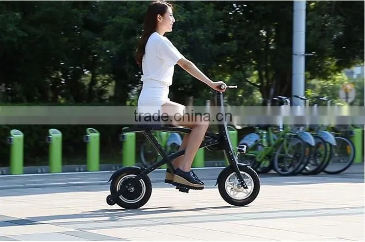 36V 8AH lithium battery mini folding electric bike with 36V 250W motor