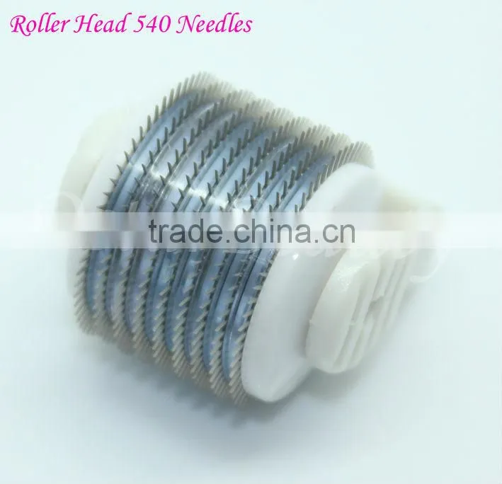 professional derma roller for eyes (540 needles LED Vibrating roller )