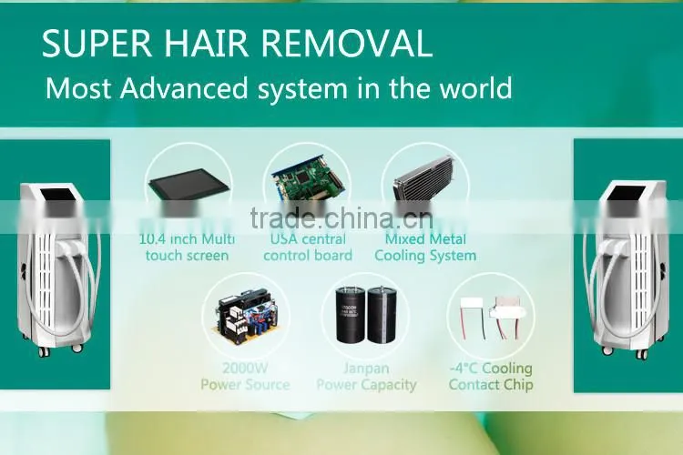 3 Handles Shr Ipl Laser Hair Removal Acne Removal Equipment