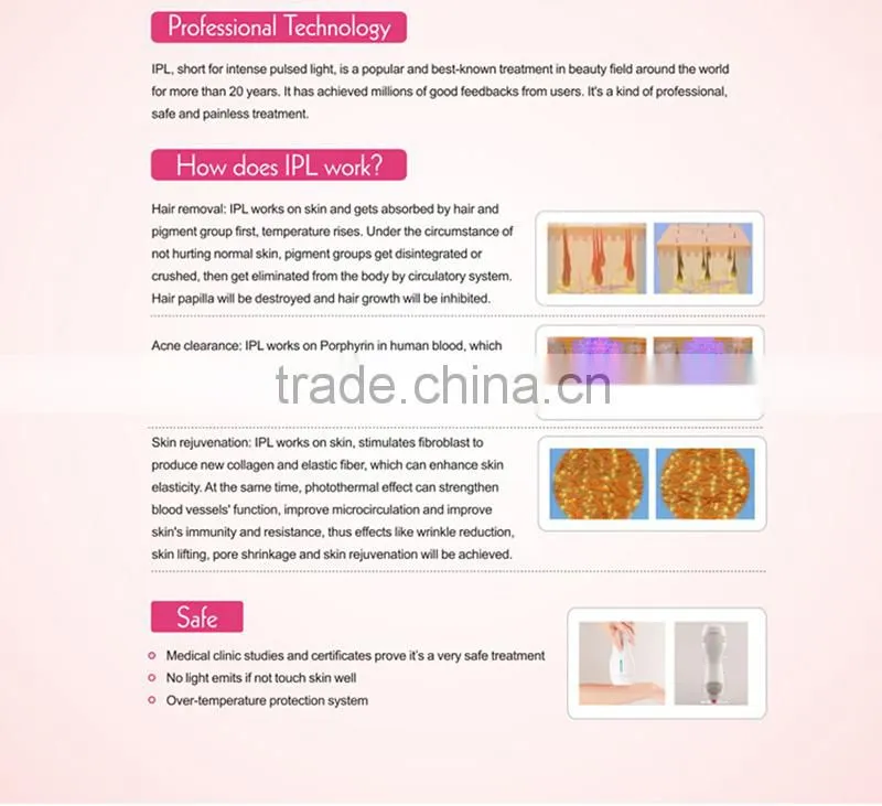 3 IN 1 function handheld beauty IPL machine with DEESS home use beauty device