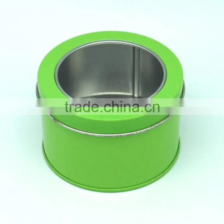 top quality round watch boxes wholesale fashion watch storage box OEM watch box with PVC window lid