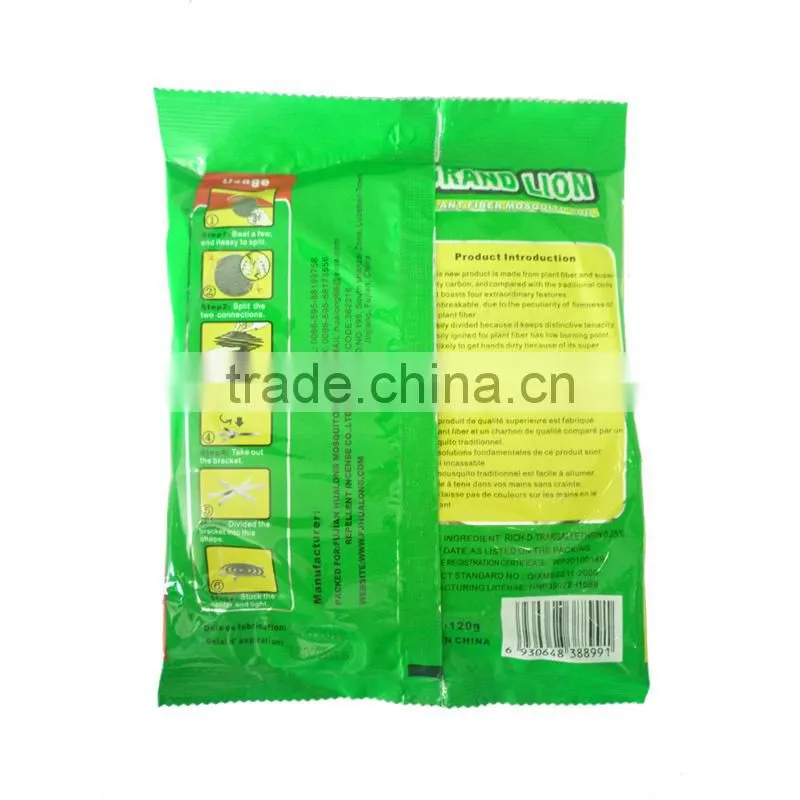 Natural unbreakable paper mosquito coil