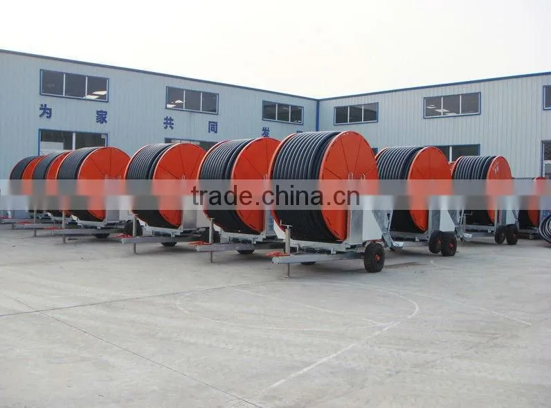 Hose reel irrigation equipment