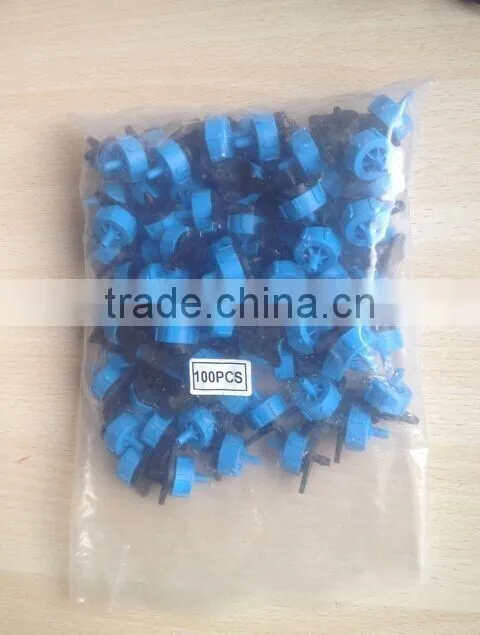 8L blue pressure compensated dripper