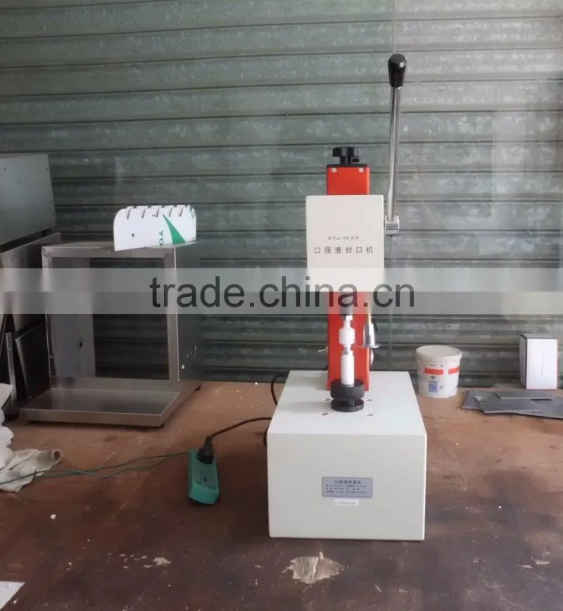 Wholesale electric hand press oral cheap ampoule bottle capping machine
