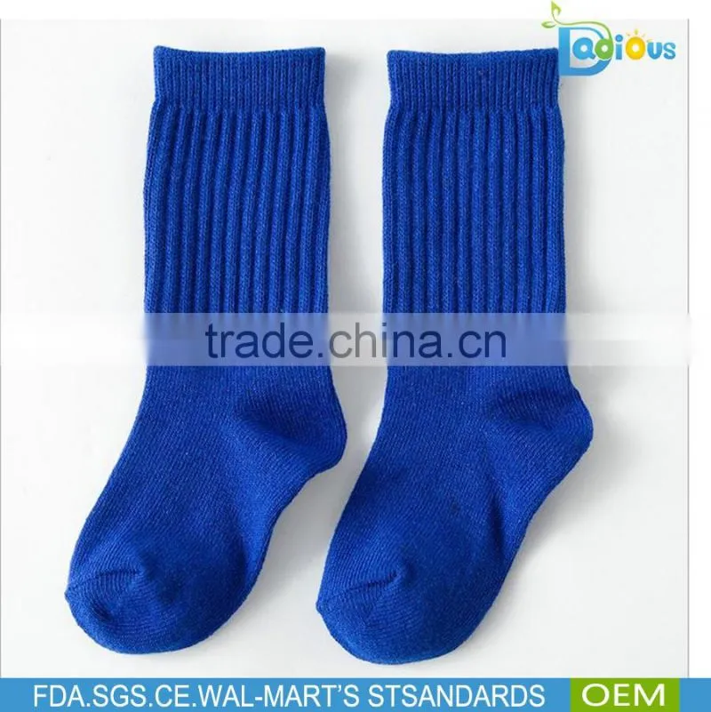 New design hot sale eco hosiery baby socks cartoon fox animal knee high socks
