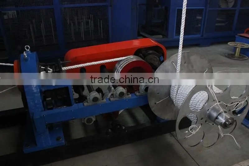 high capacity natural jute fiber twist rope making machine