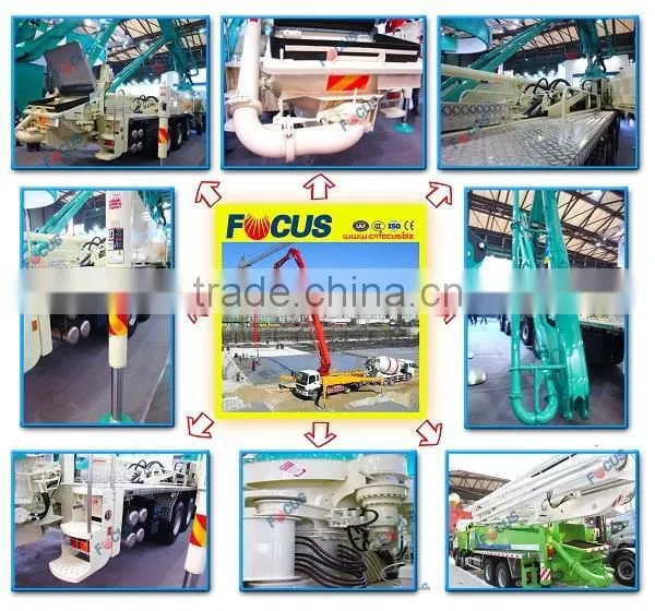China new Truck Mounted Concrete Boom Pump 21m 25m 28m 32m Concrete truck with pump