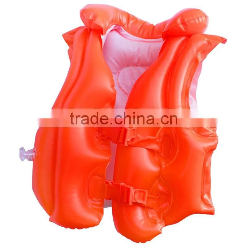 Inflatable pvc children swimming vest for kids.OEM orders are welcome.