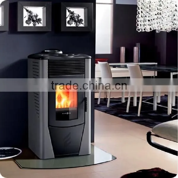 high efficient pellet stove parts/ 8kw wood pellet stove/ sawdust wood pellet burning stove