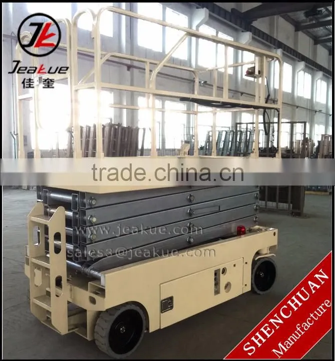 Widely used in warehouse/workshop/factory 320kg Self propelled Scissor Working Platform