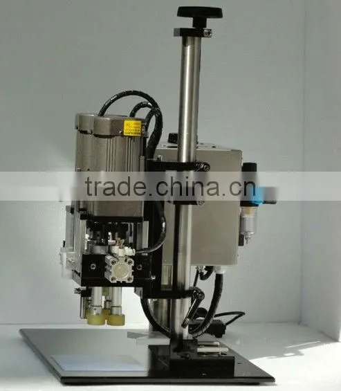 Semi automatic bottle capping machine for various shapes lids