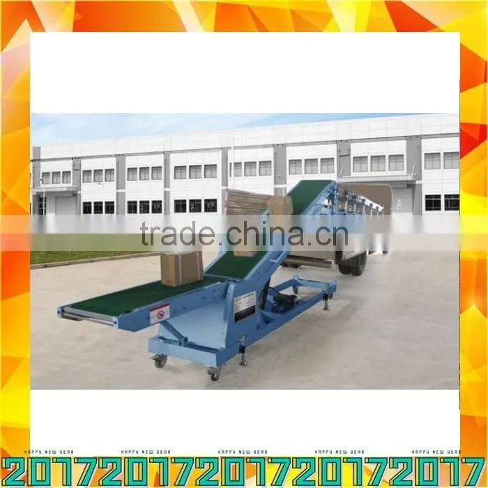 China Alibaba Mobile Telescopic Belt Conveyor With Adjustable Speed And Direction